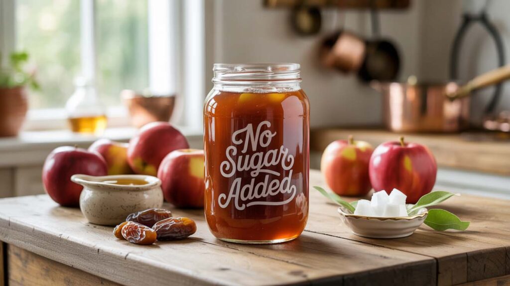 Mermelada de manzana sin azúcar