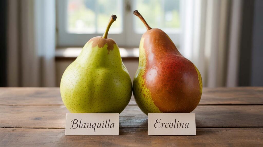 Comparacion de Variedades: Blanquilla y Ercolina