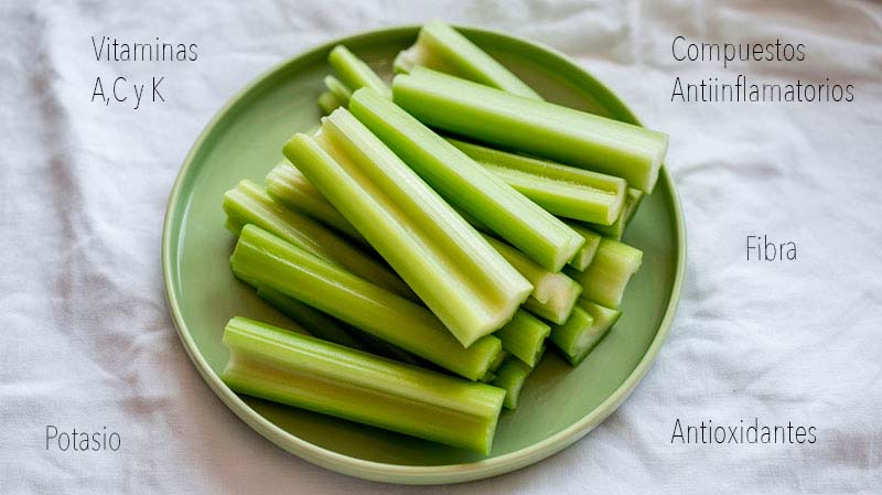 Propiedades nutricionales y medicinales | apio