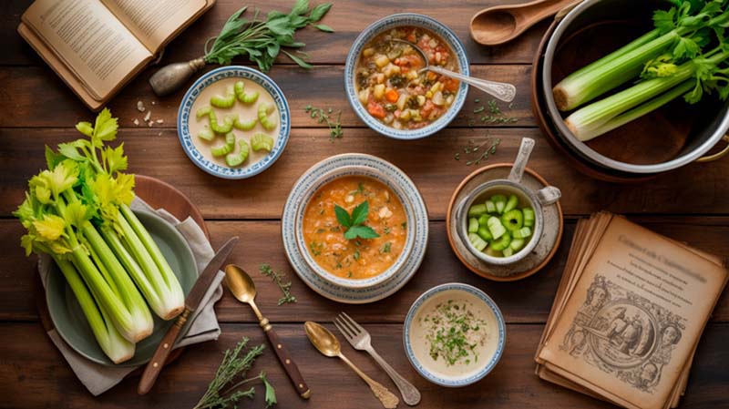 en Europa y su evolucion gastronomica | apio