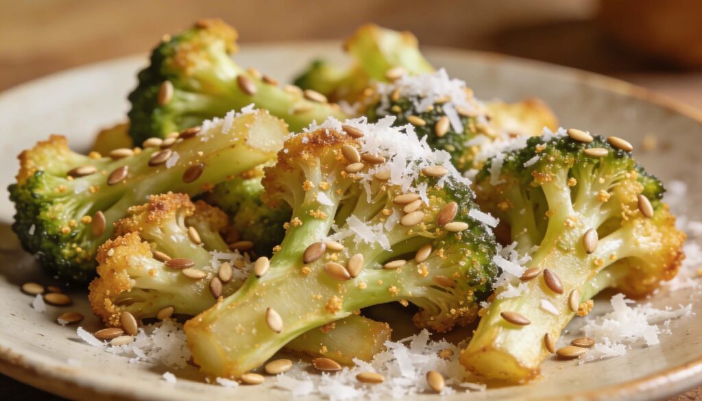 Brocoli con semillas y coco rallado | recetas con brocoli
