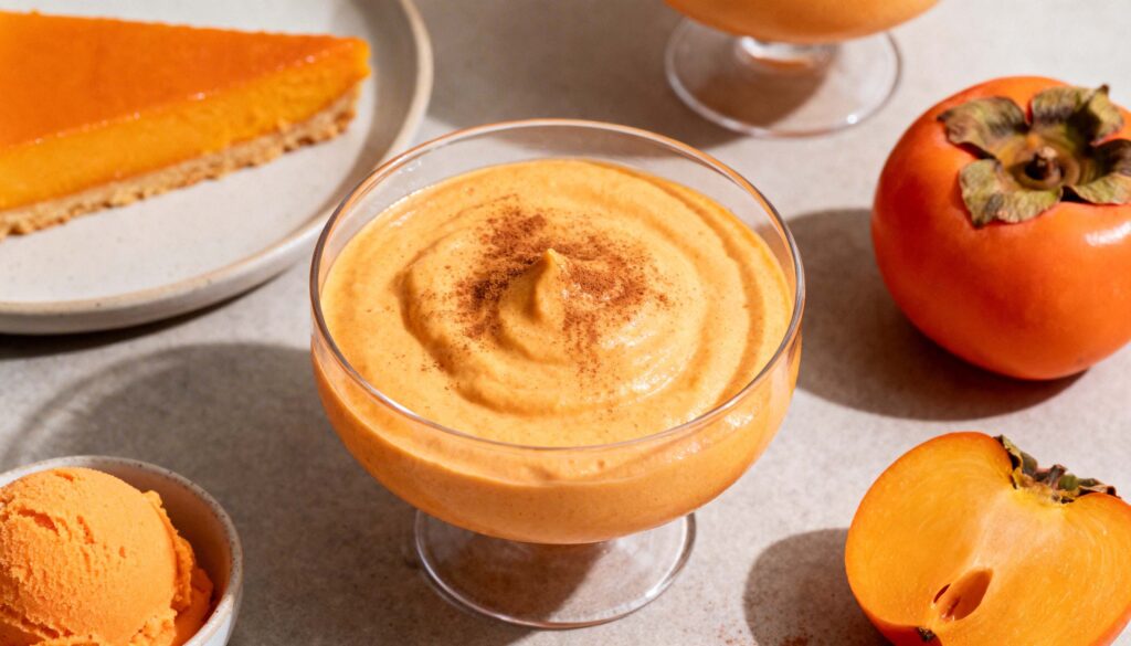 Elaboracion de postres con caqui | caquis